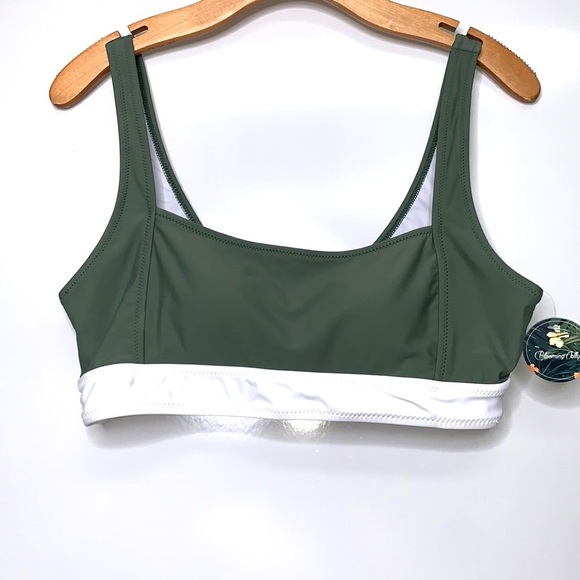 NEW BLOOMING JELLY Green White High Rise Bikini - Picture 3 of 16